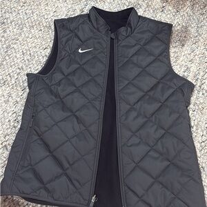 Nike Black Quilted Vest